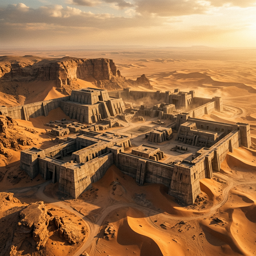 Arquitetura de Arrakis: Design e Sobrevivência no Deserto